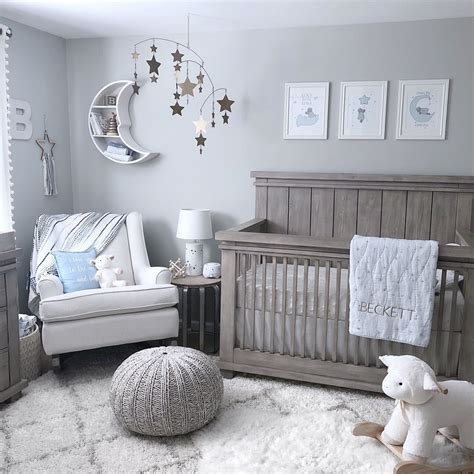 moon and stars nursery decor